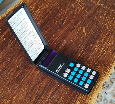 Sinclair Cambridge Taschenrechner Vintage Retro funktionstüchtig schwarz Sammlerstück