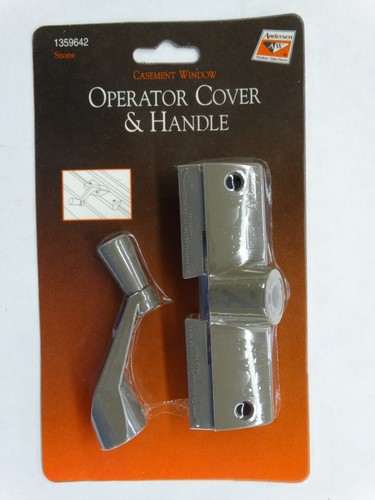 Andersen Casement Window Operator Cover & Handle Stone #1359642 HTF for ...