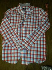 George Men's Button-down Stretch Poplin L/S casual Shirt wrinkle resist NWOT