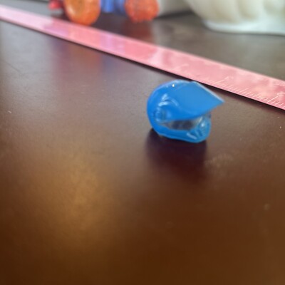 TMNT Ninja Turtles 2008 Replacement Helmet Leonardo Mini Code Runner