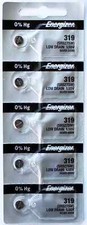 5PC Energizer 319 SR527SW Silver Oxide Watch Battery 1.55V Button Cells SR527