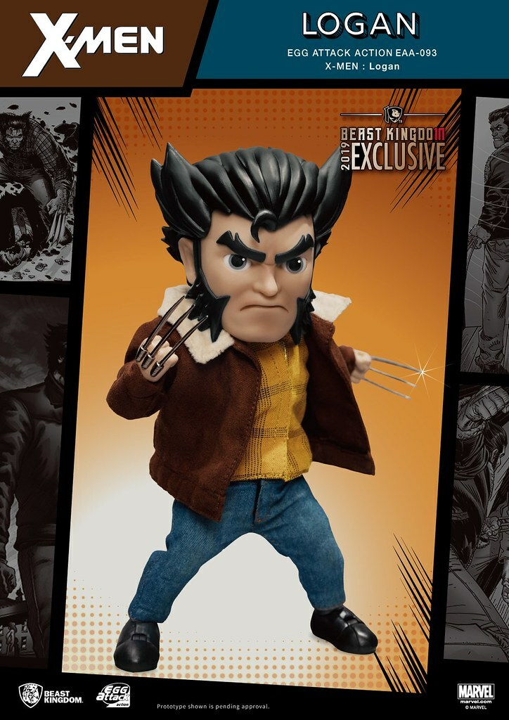 WOLVERINE - ビーストキングダム BeastKingdom ウルヴァリン Wolverine BEAST KINGDOM EGG ATTACK ACTION EAA-066SP X-MEN (MARVEL