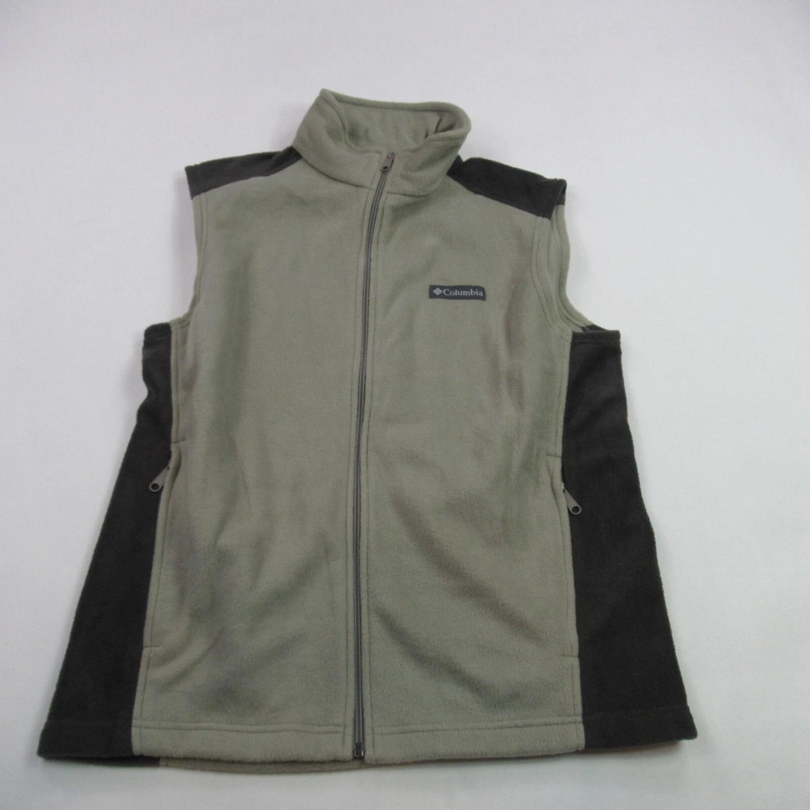 Columbia Vest Mens Medium Sleeveless Full Zip Casual Fleece Outdoors