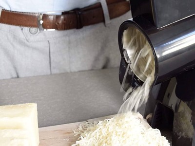 Grattugia Elettrica Beper BP.400 - Affetta E Taglia Verdure, Formaggio | 3 Coni Acciaio, 430W - Foto 4