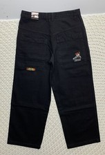 Vintage 90s Jynx Jeans Men Size 36X31 Wide Baggy Skater Black Denim Usa Made