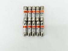 New Bussmann Lot of 10 FNQ-10 Time Delay Fuse 10A 500VAC