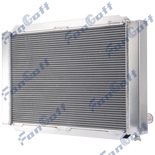 2-ROW Aluminum Airboat Radiator+Shroud Fan Overall Size 31'' x 21'' | eBay