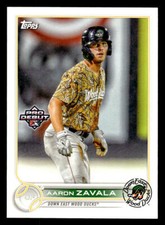 2022 Topps Pro Debut #PD-198 Aaron Zavala Card Down East Wood Ducks