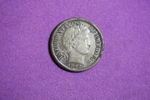 ESTATE FIND 1892 - Barber Dime!!  #K11171