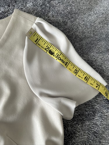Catherine Malandrino Womans Sz 4 Tan/Beige Sheath Dress Cotton Blend Pockets Zip - Picture 14 of 24