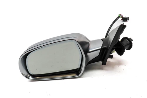 10-16 AUDI S4 (B8 8K) LEFT MANUAL FOLD HEATED AUTODIM DOOR MIRROR (ALUMINUM)