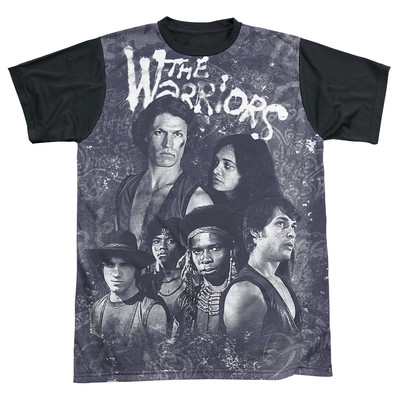 THE WARRIORS MOODY STREETS Licensed Adult Men's Graphic Tee Shirt SM-3XL