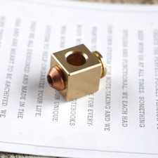 EDC Brass  Red Copper Knife Bead Key Chain Parachute Cord Bead Pendant Lanyard