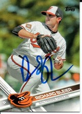 Richard Bleier Baltimore Orioles 2017 Topps Series 2 Autographed Signed Card