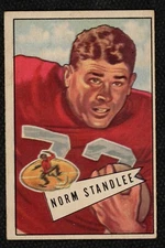 1952 Bowman Small #42 Norm Standlee ** San Francisco 49ers~ VG/EX