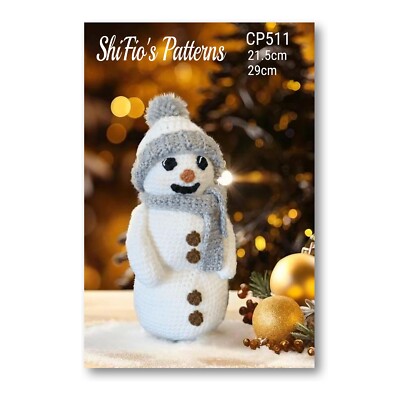Häkelanleitung für Schneemann, Weihnachtsdeko - Xmas - CP511