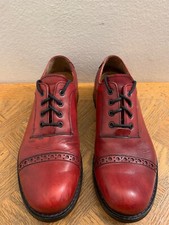 TO  CO Distressed Redish Captoe Handmade Roundtoe Shoes Sz 42.5/9.5/10