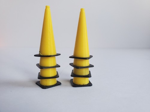 Conos de tráfico 1/24 para RC, miniatura diecast construcción de automóviles carretera peatonal - Imagen 115 de 130