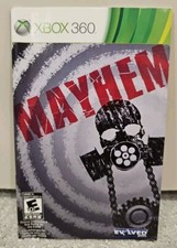 Mayhem Microsoft Xbox 360, 2011 Manual ONLY - Multiple Pictures