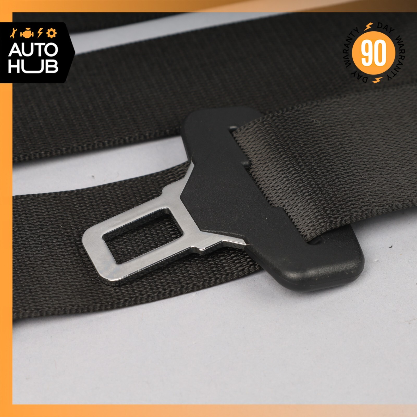 14-22 Maserati Ghibli SQ4 M157 Rear Center Seat Belt Seatbelt Black OEM 41k