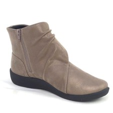cloudsteppers by clarks ruched ankle boots