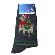 Decorative Christmas Socks Socks Size 9-11 Shoe 5-9 Crew New AR207