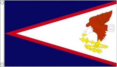 Amerikanisch Samoa Flagge 5 x 3 Fuß - 100 % Polyester mit Ösen