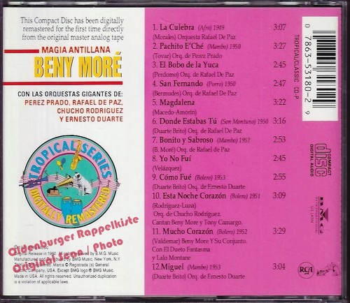 Beny Moré: Magia Antillana * NM * - Picture 2 of 2