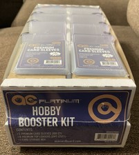 AC Platinum Hobby Booster Kit - 1 Storage Box, 8 Pk Top Loaders & 2 Pk Sleeves
