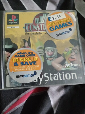 Constructor PS1 Playstation One Spiel 