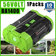56V 3.0Ah Lithium Battery for EGO 56V 3.0Ah BA1400T BA1400 BA2240 POWER+Black
