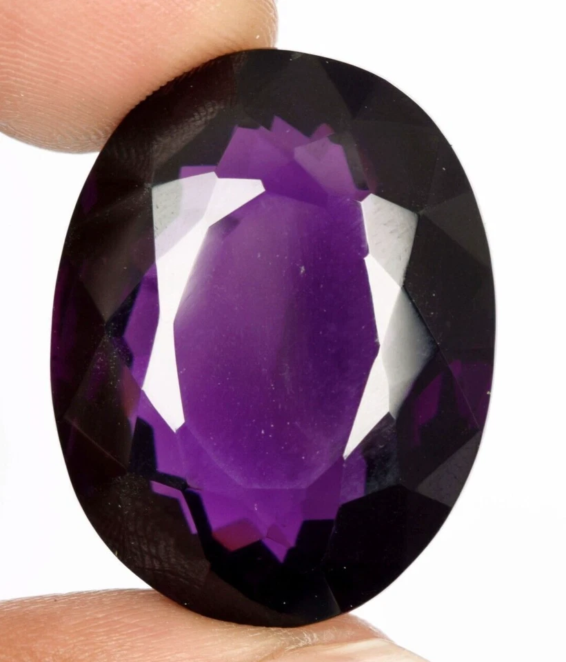 AAA+ Purple Amethyst 71.45 Ct. Oval Cut Loose Gemstone Gift for Pendant Jewelry - Image 2 of 4