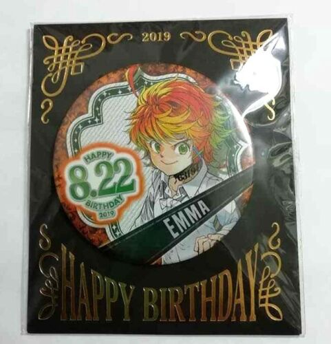 The Promised Neverland Happy Birthday Can Badge Button Emma Kaiu Shirai Anime | eBay The Promised Neverland Happy Birthday Can Badge Button Emma Kaiu Shirai Anime | eBay