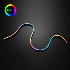 1000mm Flexible RGB Light Strip Addressable 3-Pin 5V Digital LED Neon Kit DIY PC