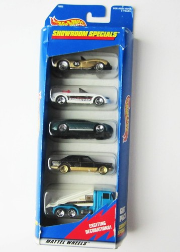 1997 Hot Wheels SHOWROOM SPECIALS Gift 5-Pack NEW SEALED 18833 Ferrari
