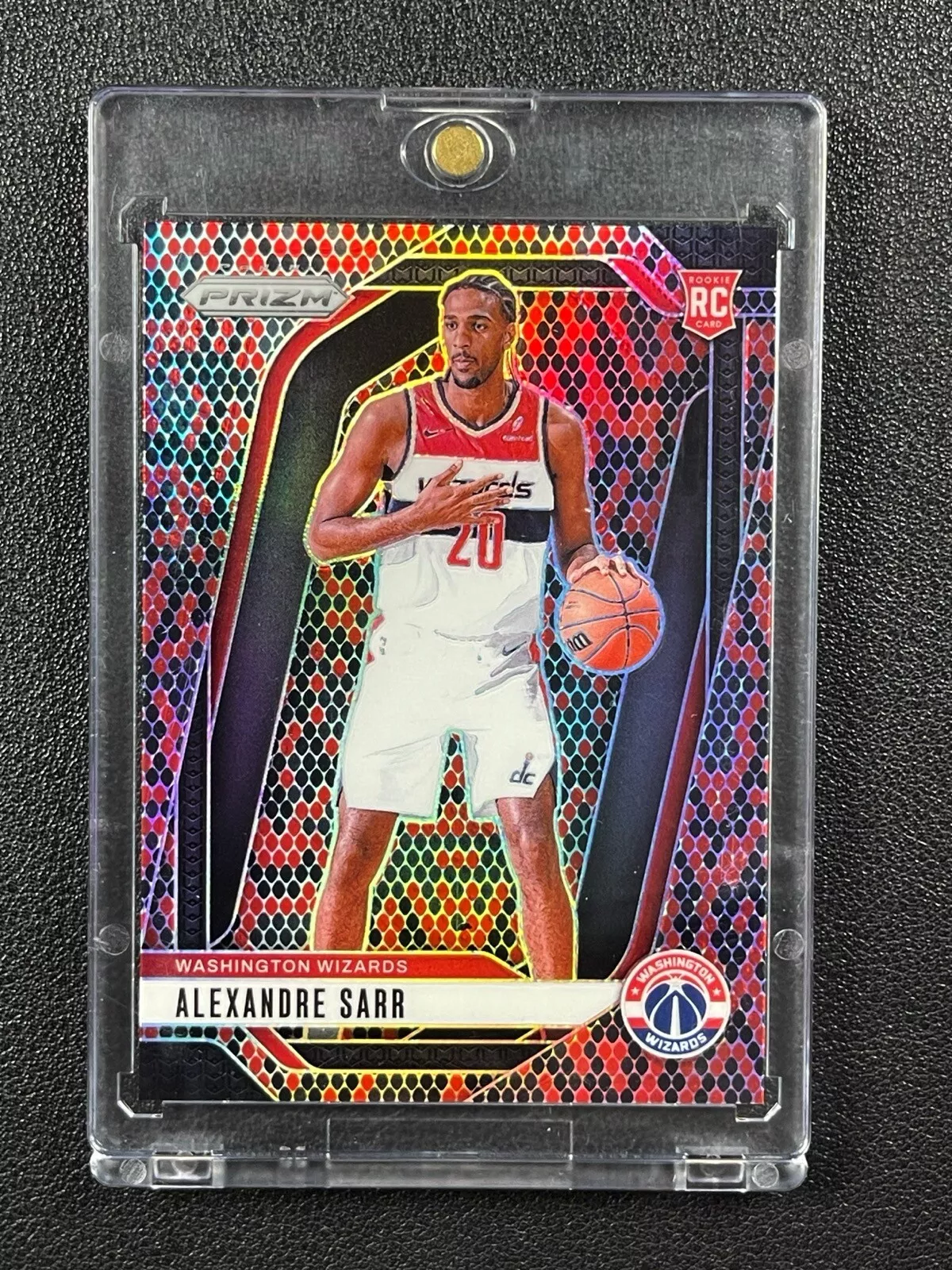 ALEXANDRE SARR 2024-25 PANINI PRIZM #264 SNAKESKIN RARE SSP ROOKIE RC SNAKE SKIN
