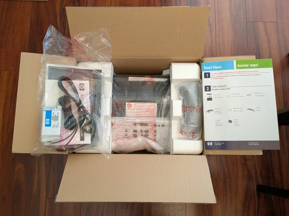 HP 640 Series Fax Phone Inkjet Copy Machine - New Open Box 黑色 — 第 2/4 张图片