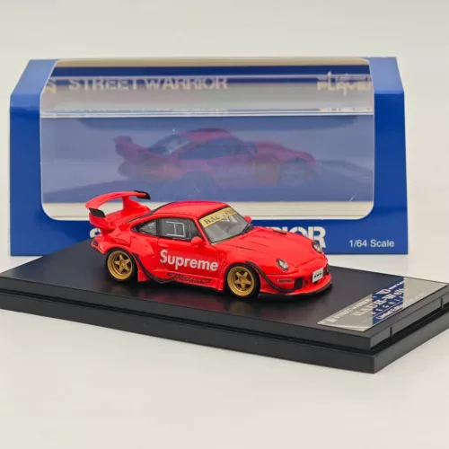 1/64 SW RWB 993 GT RAUH-Welt Red Short Wing Diecast Model Car Limited Collection - Picture 1 of 7