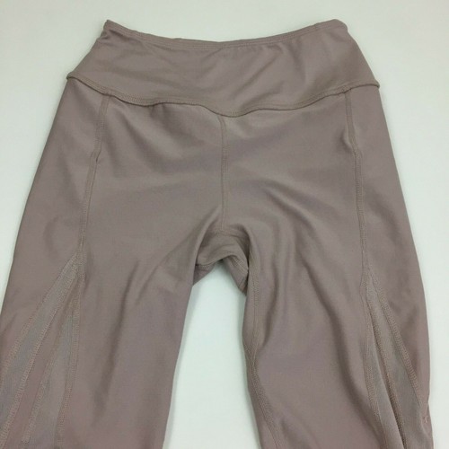 GYMSHARK hellmauve Netzeinsatz Po Naht Detail Leggings Hose Damengröße Small - Bild 5 von 12