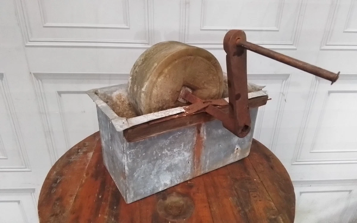 Vintage grinding wheel sale