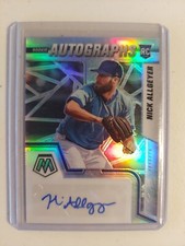2022 Mosaic Nick Allgeyer Rookie Autographs Silver Prizm Auto #RAM-NA Blue Jays