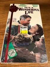 It's A Wonderful Life VHS VCR Video Tape Movie James Stewart New / Sealed