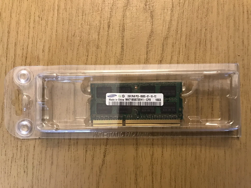 Genuine Samsung 2GB PC3-8500S Memory Module M471B5673EH1- F8 - Image 2 of 2