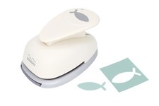 Bira Craft 2 inch Fish Symbol Shape Lever Action Craft Punch for Paper Crafting