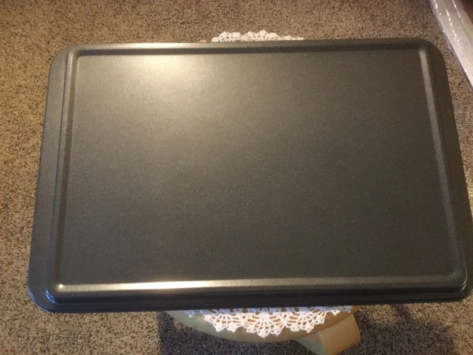 全新 10 英寸 x 15 英寸钢制不粘饼干板 — 第 2/4 张图片