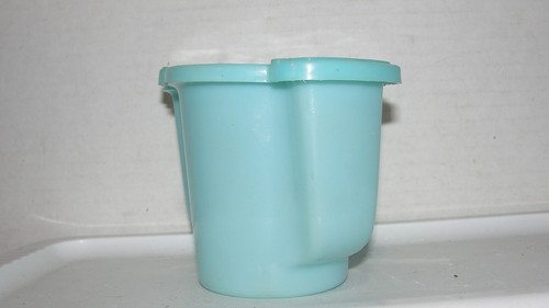 VINTAGE TURQUOISE/ BLUE TUPPERWARE SUGAR BOWL W/LID - Imagen 3 de 4