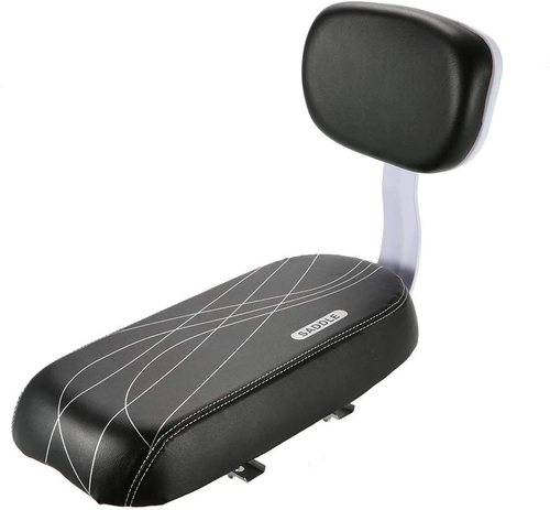 Bicycle Back Seat Cycling Bike Mountain Bike PU Leather Soft Cushion Rear Rack S