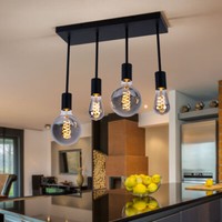 Decken Leuchte Retro Strahler Wohn Ess Zimmer Beleuchtung Vintage Lampe Schwarz