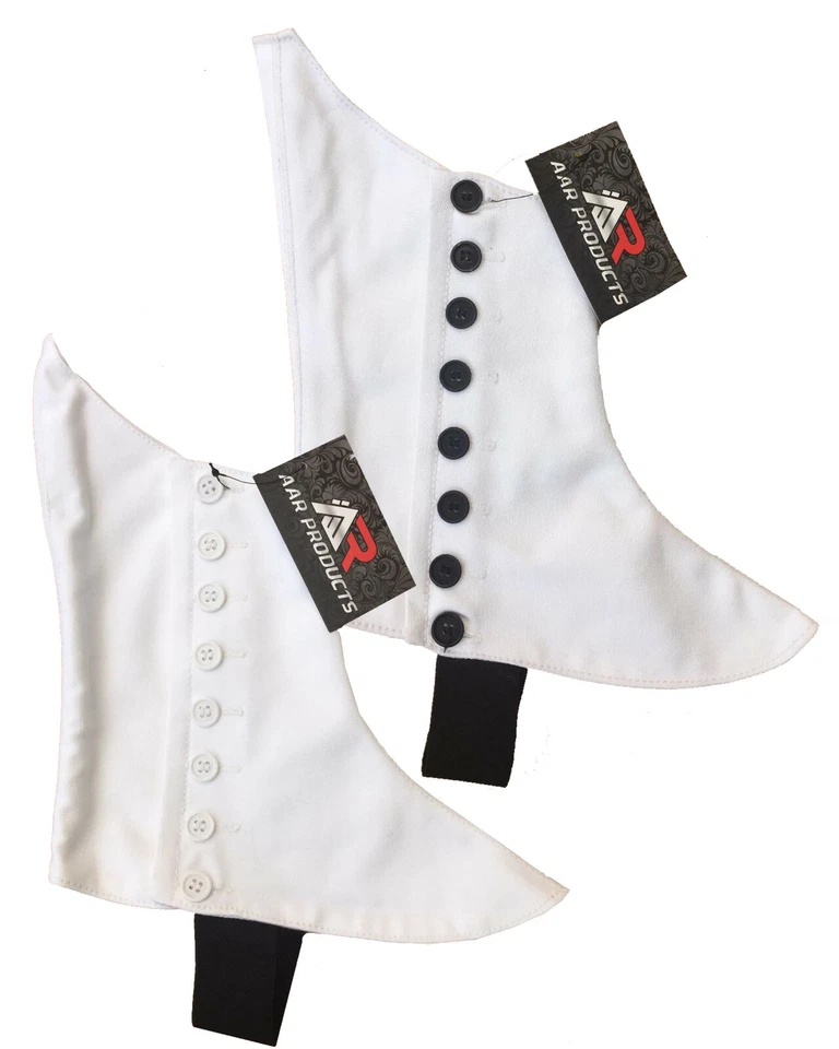 AAR PRODUCTS New Kilt Spats Brand AAR Highland Pipers Drummer Scottish Kilt Spat 8 Buttons