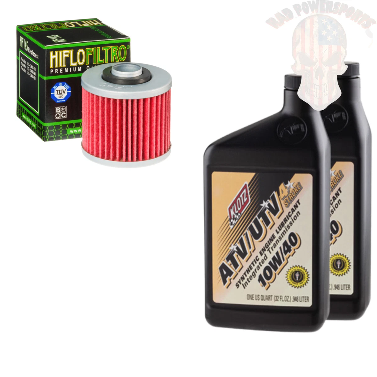 Oil Change Kit For 2008 Yamaha XV250 V Star 250 Klotz Synthetic